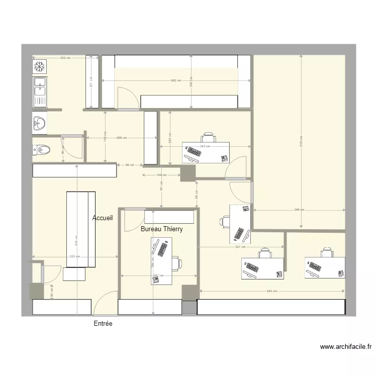 Bureaux GDF Accueil 1. Plan de 