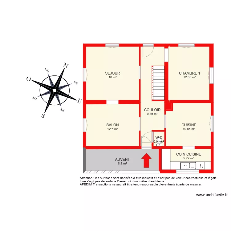 BI 5066 RDC. Plan de 