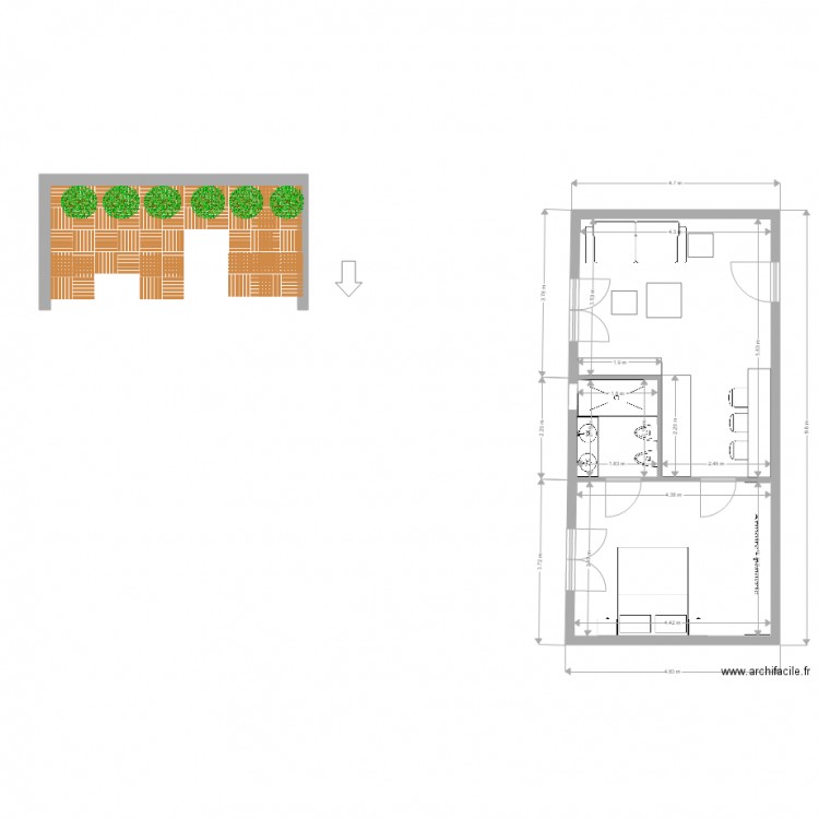 a 01. Plan de 0 pièce et 0 m2