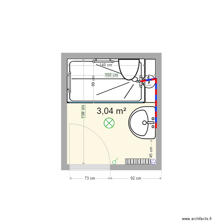 MEUNIER Rénové. Plan de 0 pièce et 0 m2