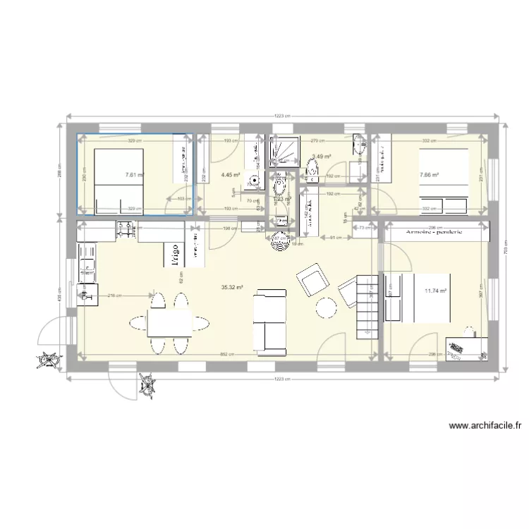 Pénerf 15 E. Plan de Pénerf 15 E. Plan de