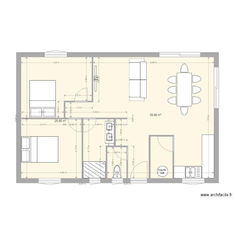 MODELE 66M2. Plan de 0 pièce et 0 m2