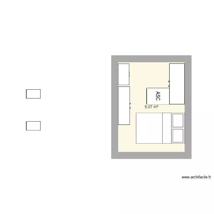 Chambre. Plan de Chambre. Plan de