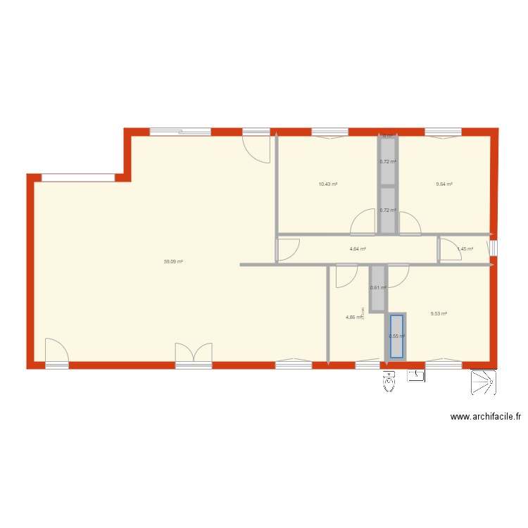 maison duran 2. Plan de 0 pièce et 0 m2