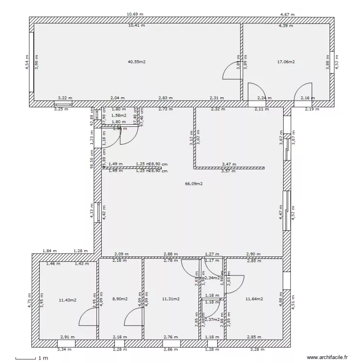 maison 2. Plan de 