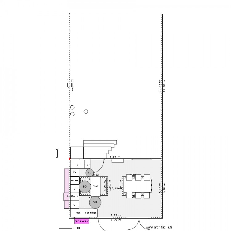 véranda electricité. Plan de 0 pièce et 0 m2