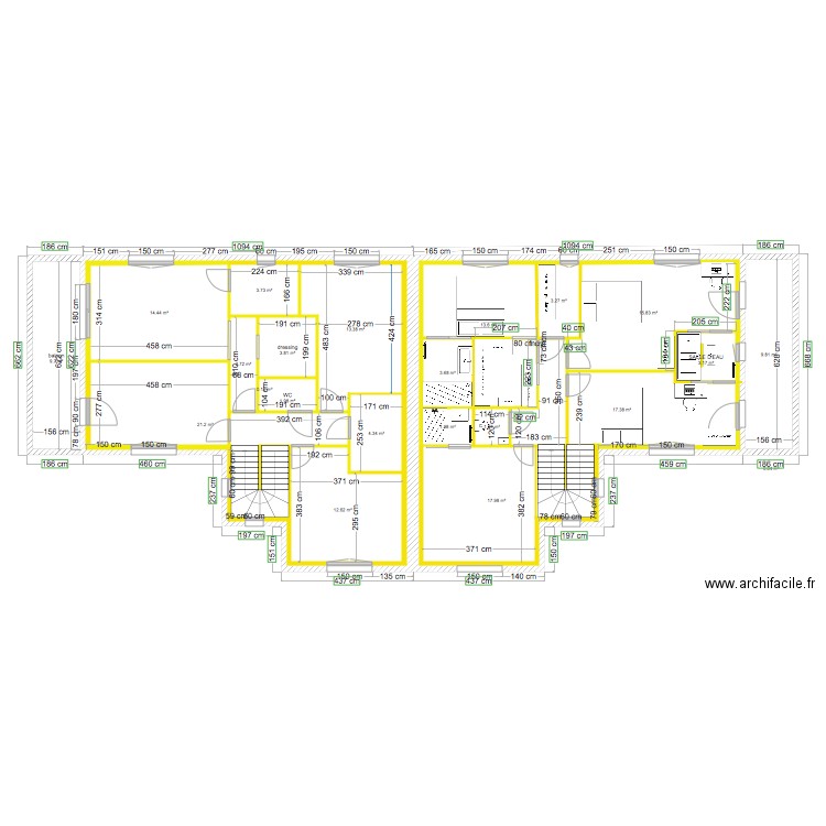 SAINT JULIEN étage . Plan de 0 pièce et 0 m2