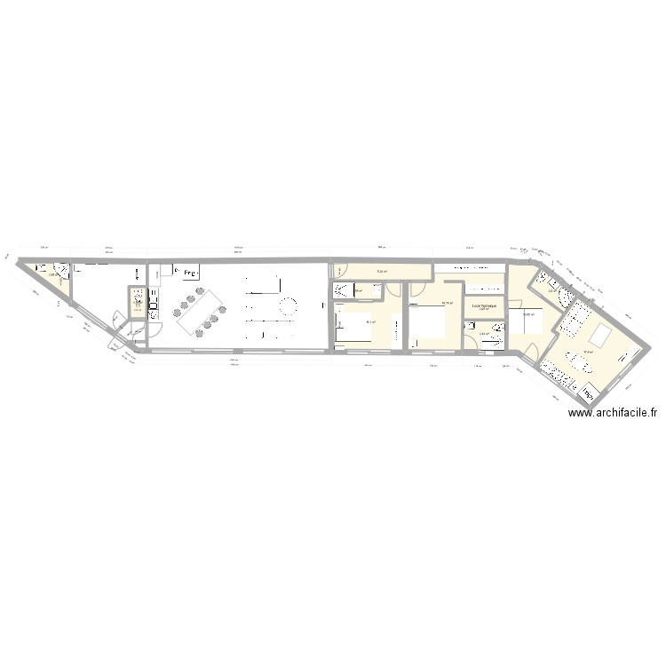 Plan vincent sans couloir_Domi. Plan de 0 pièce et 0 m2