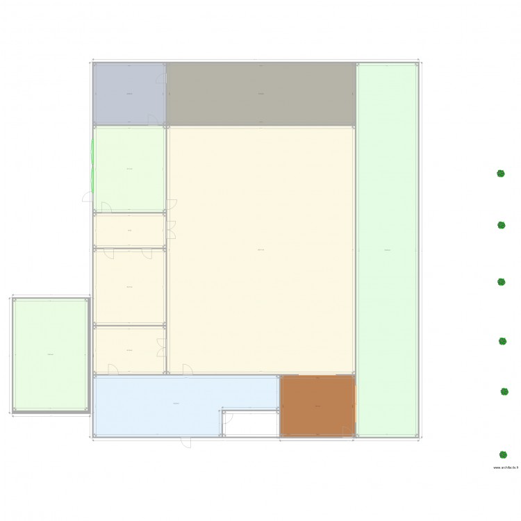 Salle Neubois. Plan de 0 pièce et 0 m2
