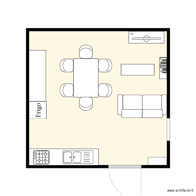 Appartement Boisvin. Plan de 0 pièce et 0 m2