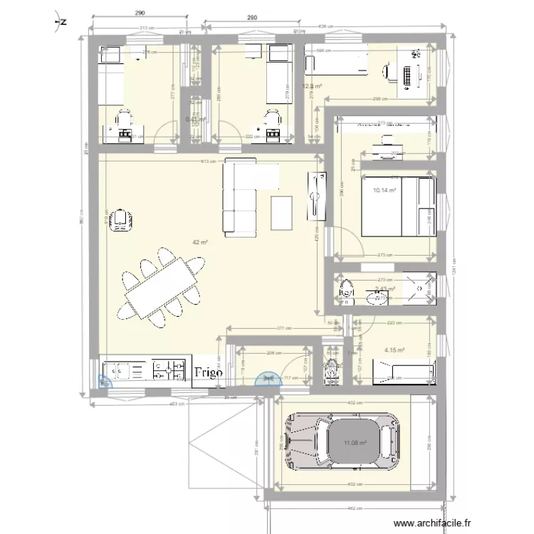Maison BBC. Plan de Maison BBC. Plan de