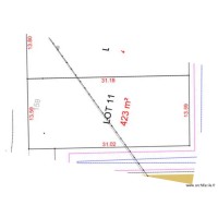 plan terrain saint laurent des Autels