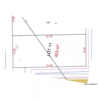 plan terrain saint laurent des Autels