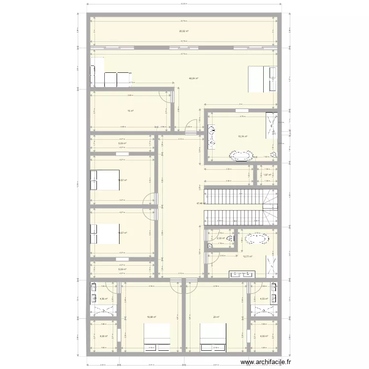 CALI DREAM ETAGE. Plan de 