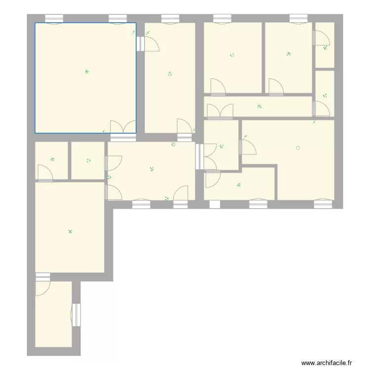 plan electricite 1 apappart 180m2. Plan de 