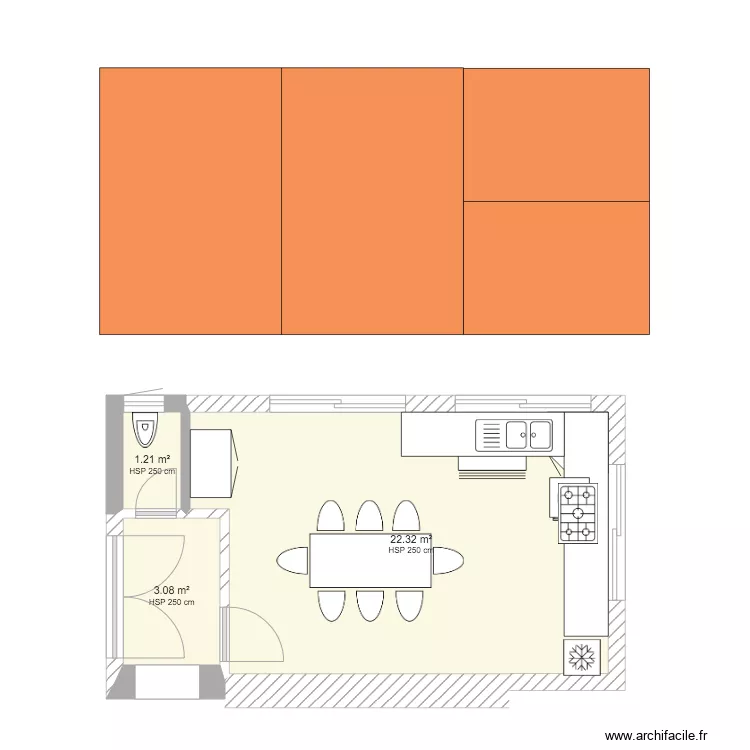 CUISINE PROJET 1. Plan de CUISINE PROJET 1. Plan de