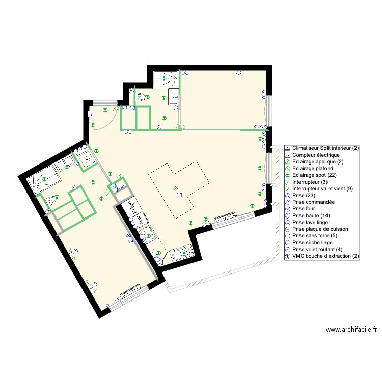 Didier S mise à blanc. Plan de 0 pièce et 0 m2