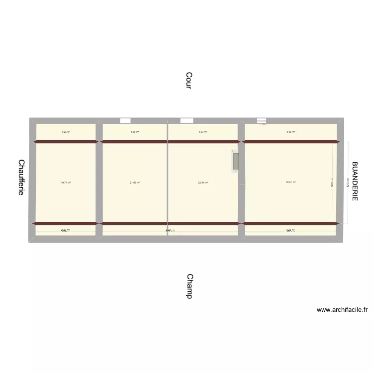 BREVIANDE Plan Etage vide. Plan de BREVIANDE Plan Etage vide. Plan de