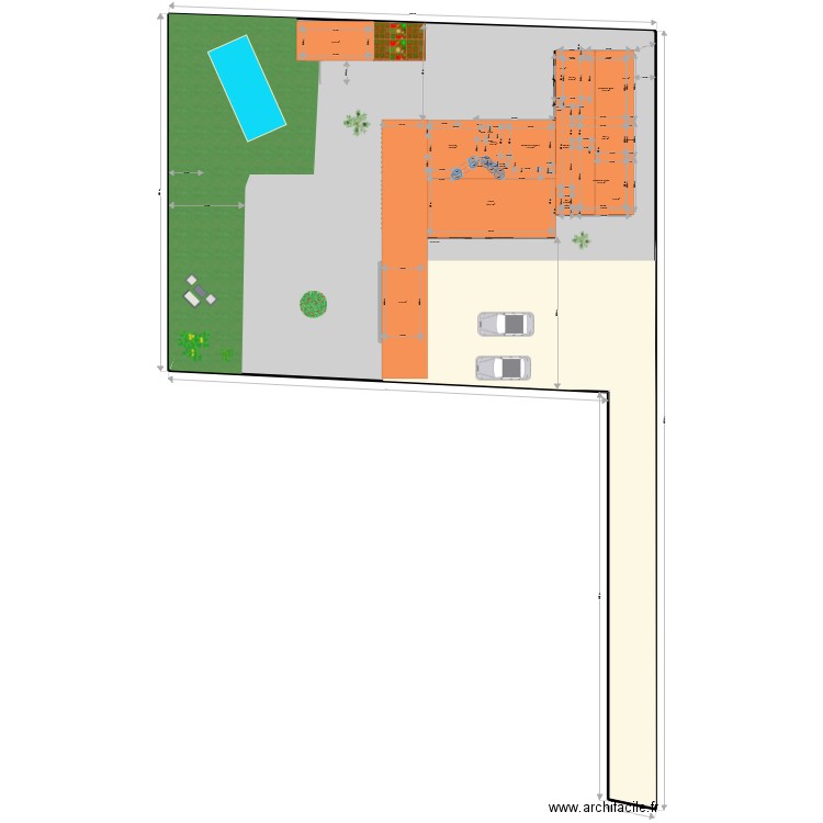 maison muy plan maison et jardin 3. Plan de 0 pièce et 0 m2