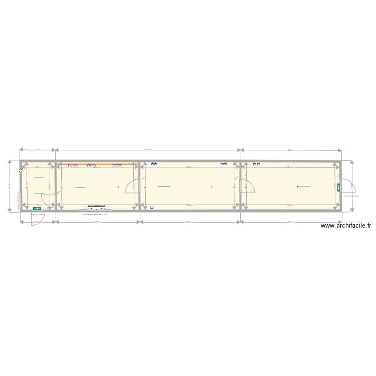 PLE. Plan de 0 pièce et 0 m2