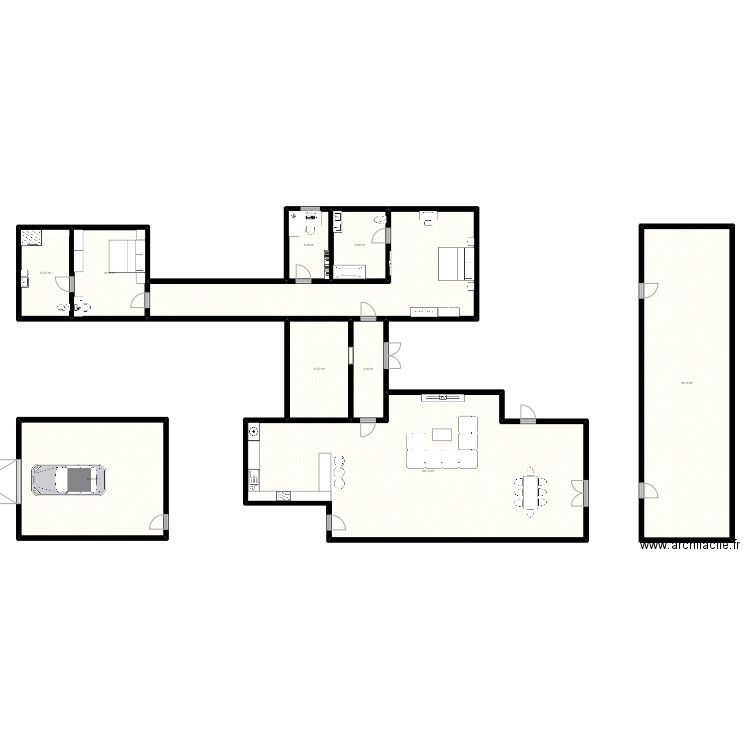 Toro Canyon House. Plan de 0 pièce et 0 m2