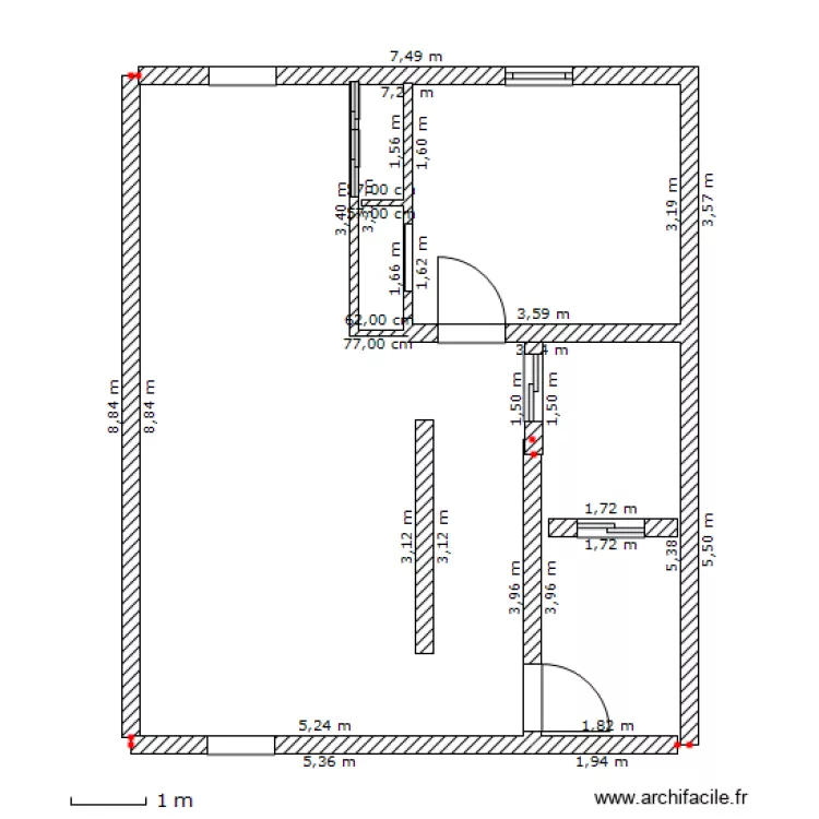 Plan sous-sol 2. Plan de 