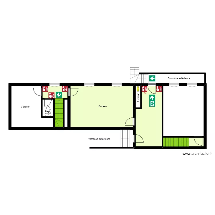 ABCD Etage. Plan de 