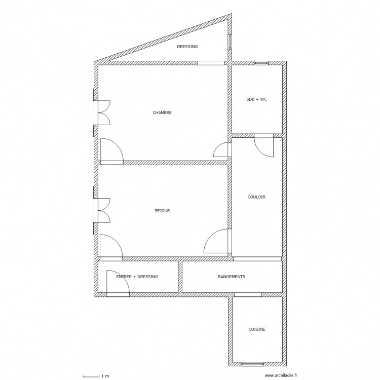 MARCADET. Plan de 0 pièce et 0 m2