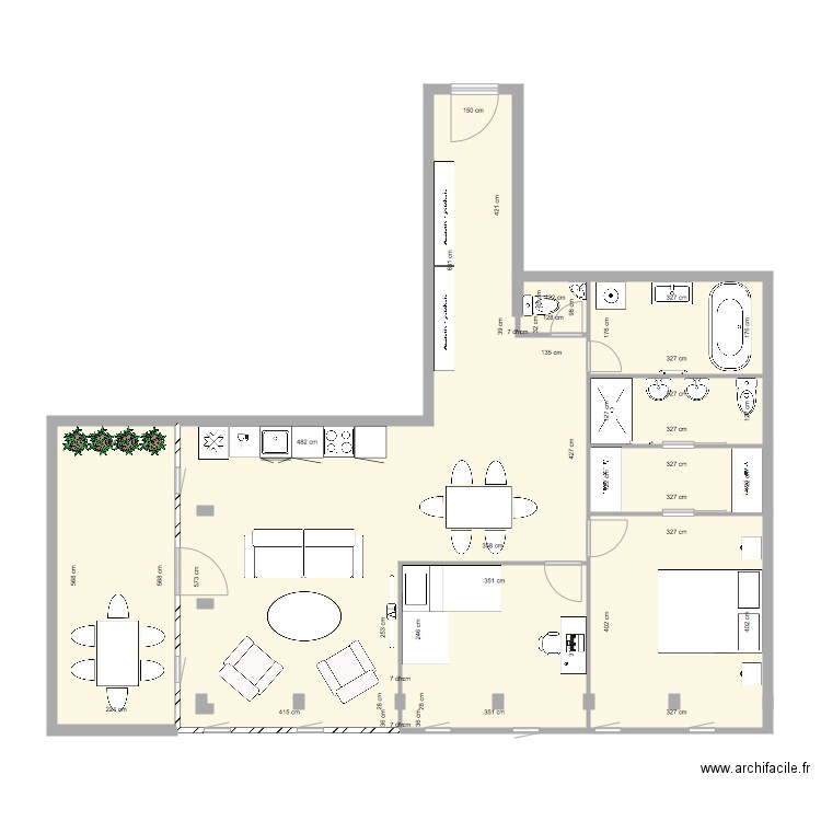 A701 PLAN ALTERNATIF 3. Plan de 0 pièce et 0 m2