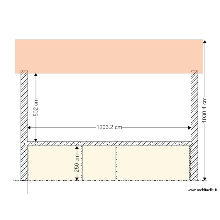 coupe BB. Plan de 0 pièce et 0 m2