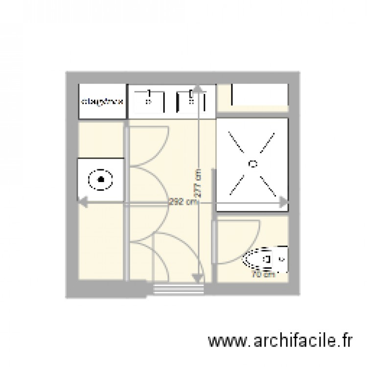 SDB Niogret 2. Plan de 0 pièce et 0 m2