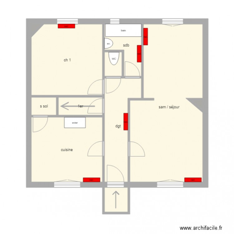 OLLOIS. Plan de 0 pièce et 0 m2