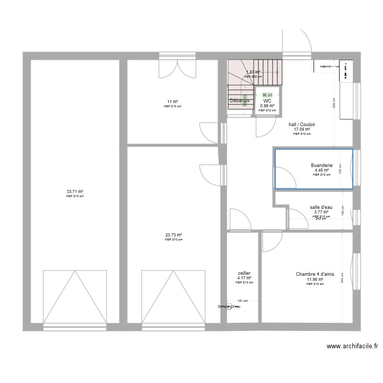 RDC. Plan de 0 pièce et 0 m2