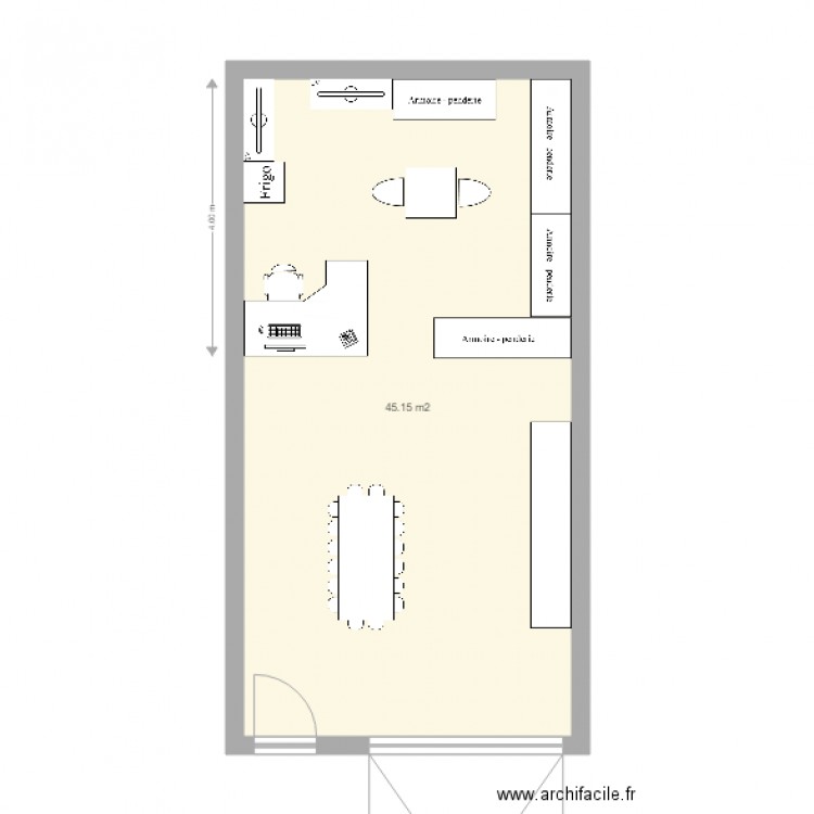 dock. Plan de 0 pièce et 0 m2