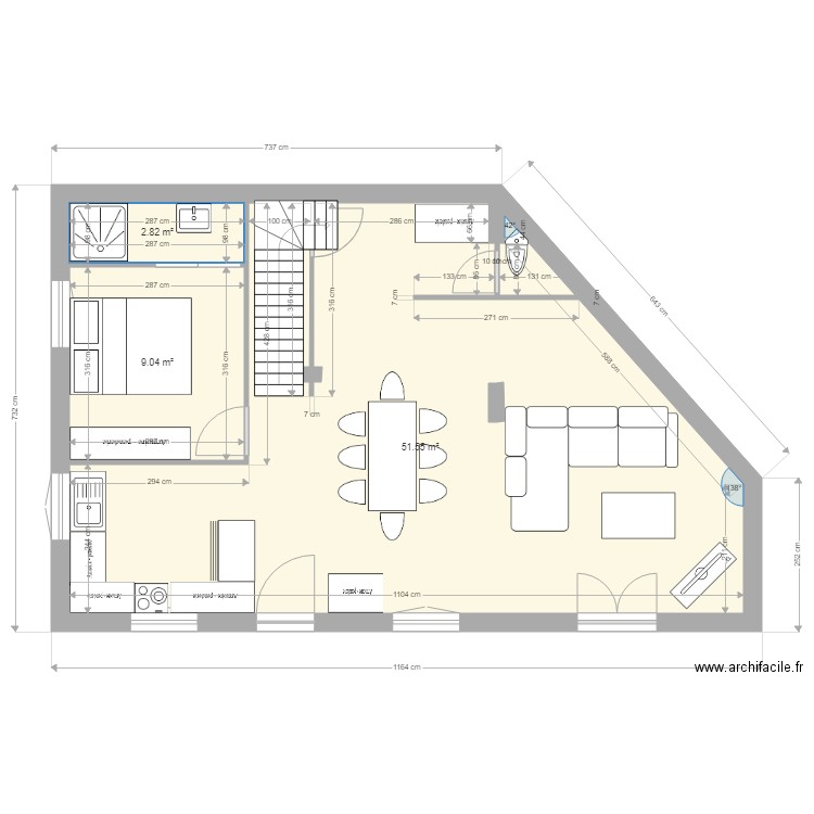 RdC option 43 esca 1er. Plan de 0 pièce et 0 m2