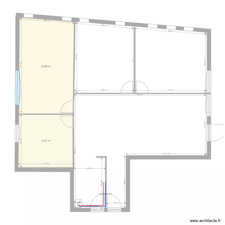 BUREAU LAC MARION . Plan de 