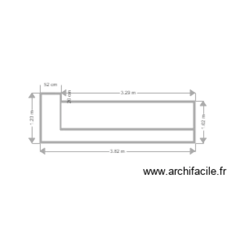 garde corps. Plan de 