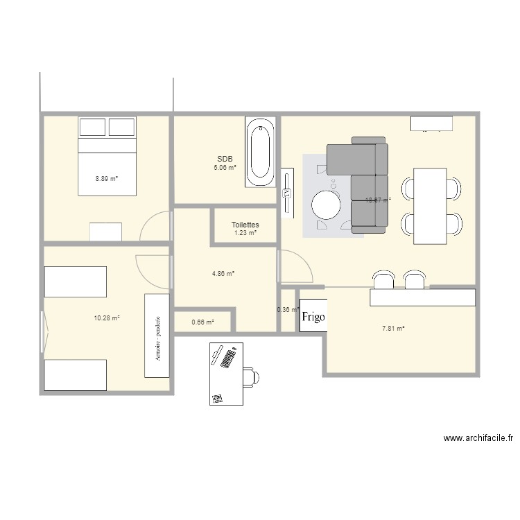 Appart Chartres. Plan de 0 pièce et 0 m2