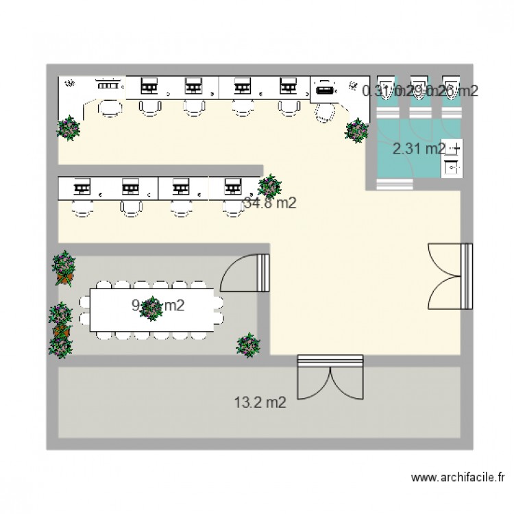 le plant de mes sims N3. Plan de 0 pièce et 0 m2