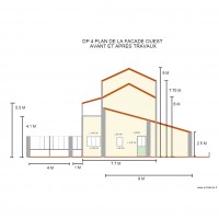 PLAN FACADE OUEST