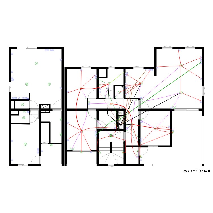 Etage 3. Plan de 27 pièces et 184 m2