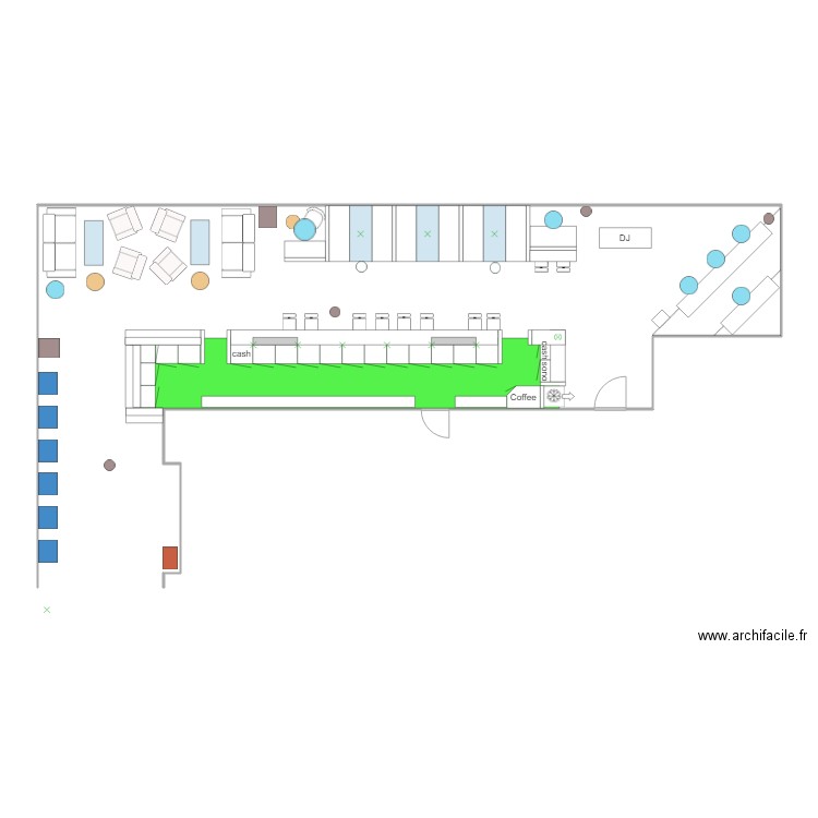 topo bar 6b. Plan de 0 pièce et 0 m2