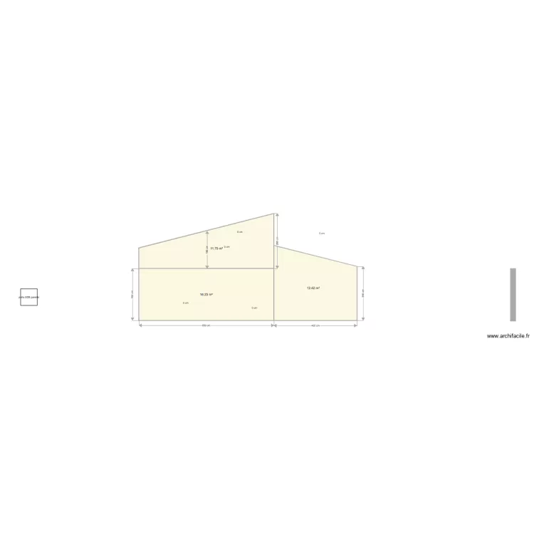 Façade Ouest. Plan de Façade Ouest. Plan de