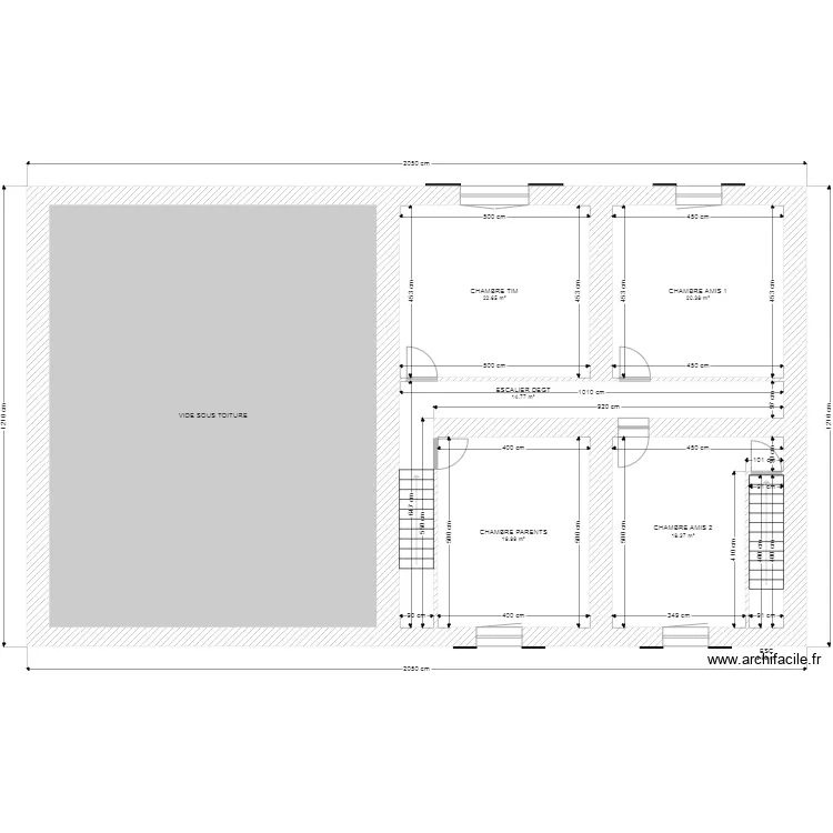 GIRARD BOUVET ETAGE. Plan de 