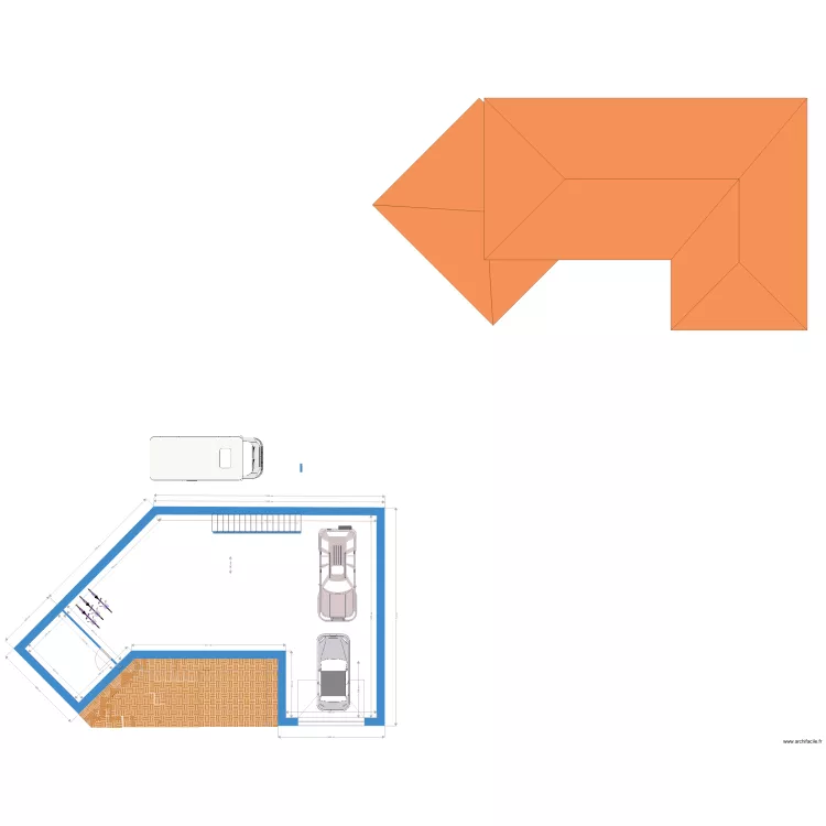 villa plein pied 17juin 2018  plan5 garage. Plan de 