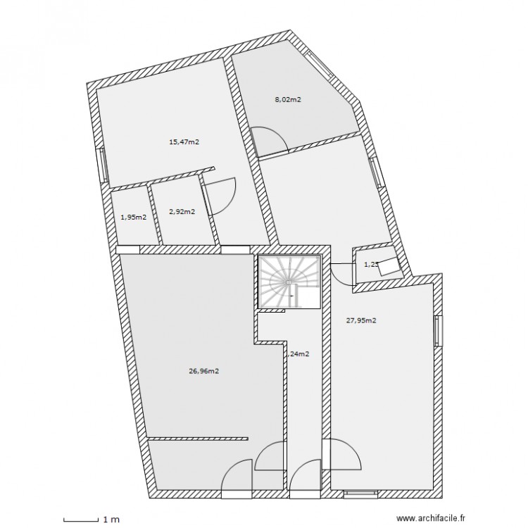 St lambert-rdc avant travaux . Plan de 0 pièce et 0 m2