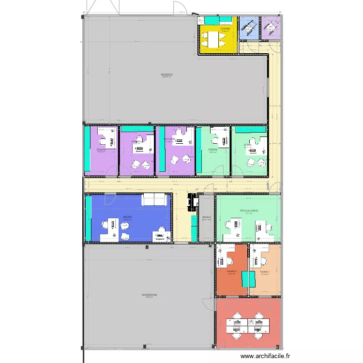 ZONE BUREAUX 07032022. Plan de 