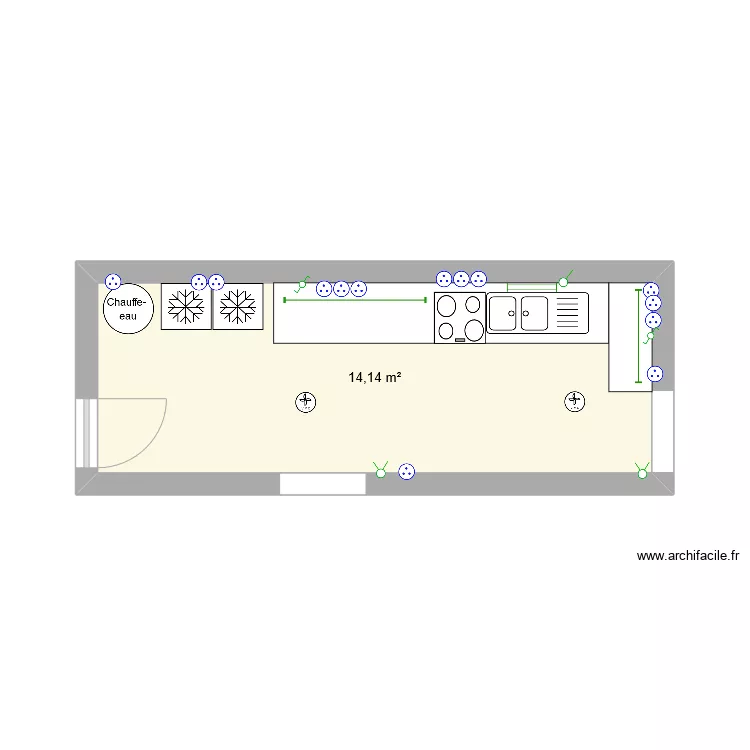 Mas cuisine. Plan de 