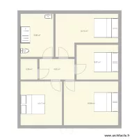 vraies dimensions SDB au fond final &eacute;tage different