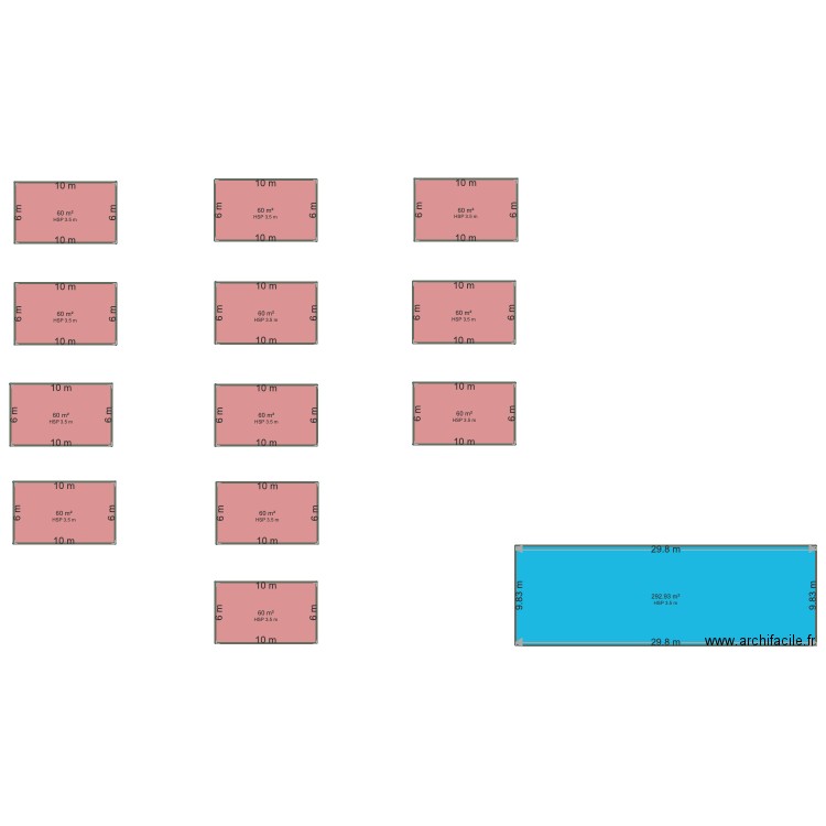 maison et piscine . Plan de 0 pièce et 0 m2